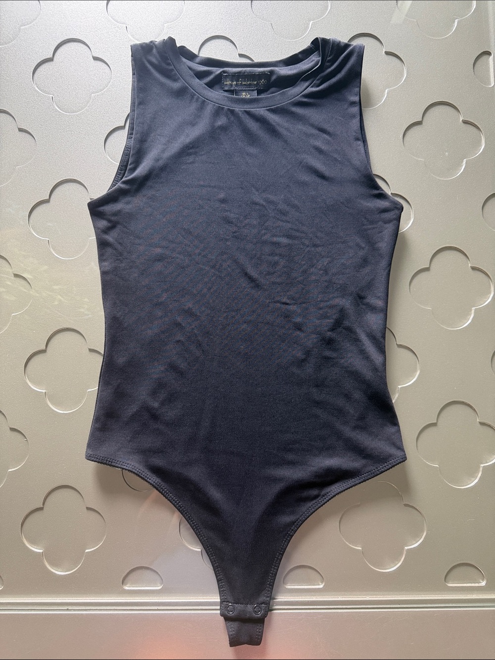 HOUSE OF HARLOW 1960 All Day Contour Black Sleeveless Bodysuit Size Small - Picture 6 of 12